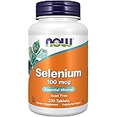 NOW Supplements, Selenium 100 mcg, Essential Mineral, 250 Tabs