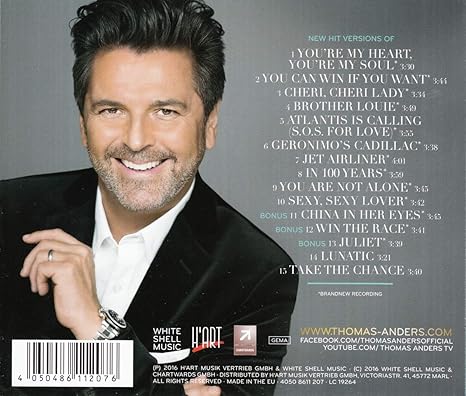 History Deluxe Thomas Anders Amazon Fr Musique