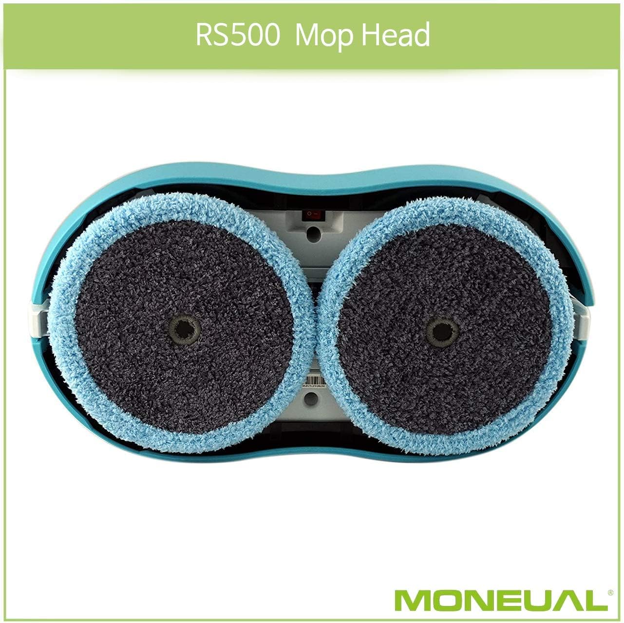 Moneual Microfibre Mop Head (Set of 2) for Everybot RS500