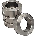 Coastal Shaft Collars - 1.25" Bore Diameter - Set Screw Shaft Collar - 303 Stainless Steel (4 Pack)