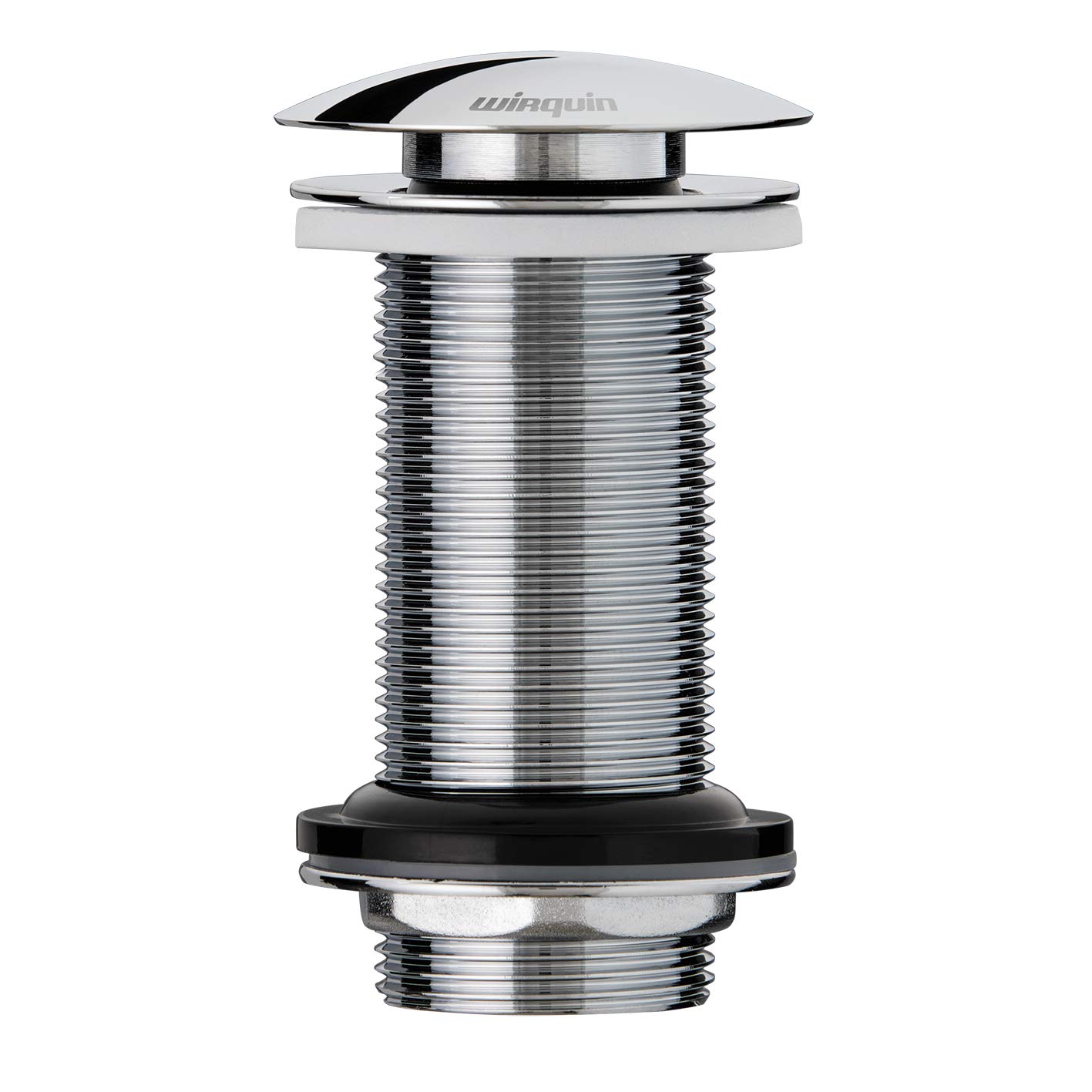 Wirquin 30723416 Brass Quick Clac Basin Waste 100mm Without Overflow