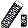 Alidou Advanced 7-Row LED Aquarium Light, Easy Setup Controller, Auto On Off Full Spectrum Fish Tank Light, 24/7 Lighting Cycle, 8 Colors, 10 Level Dimming, 40W for 30"-36" Freshwater Planted Tank