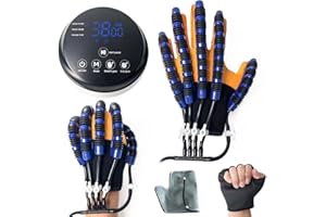 Sayorg Rehabilitation robot gloves, stroke rehabilitation equipment with USB charging function, hand grinder for treatment…