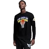 Game 7 NBA Mens Game 7 X NBA Officially Licensed Men's Graphic Long Sleeve Lightweight Crew Neck Cotton T-Shirt
