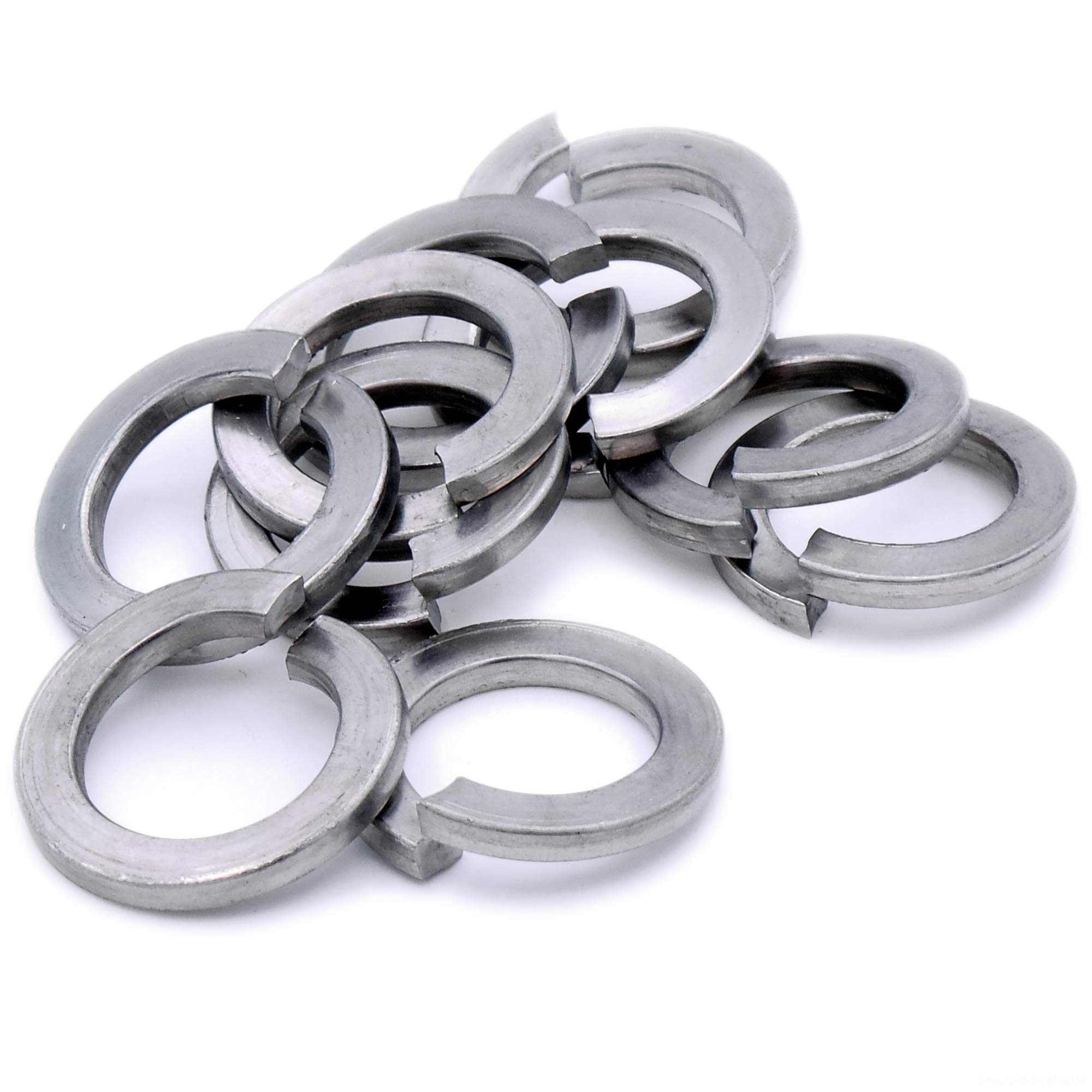 M2 (2mm) Rectangular Spring Split Lock Washer - Stainless Steel (A2) (Pack of 20)