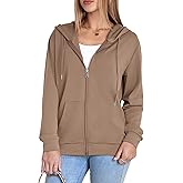 Witsmile Women Zip Up Hooded Sweatshirts Long Sleeve Jacket Coat Outwear 2025 Fall Fashion