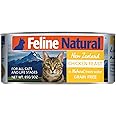 Feline Natural Wet Cat Food Pate, Chicken Feast, 3 Oz Cans (Pack of 24), Grain Free, Made in New Zealand with Cage-Free Chicken, Single Source, Limited Ingredient