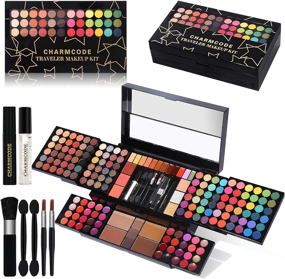 Professional All in One Makeup Kit for Women Full Kit,186 Colors Make Up Palette Valentine Gift Set, Including Eyeshadow,Lip