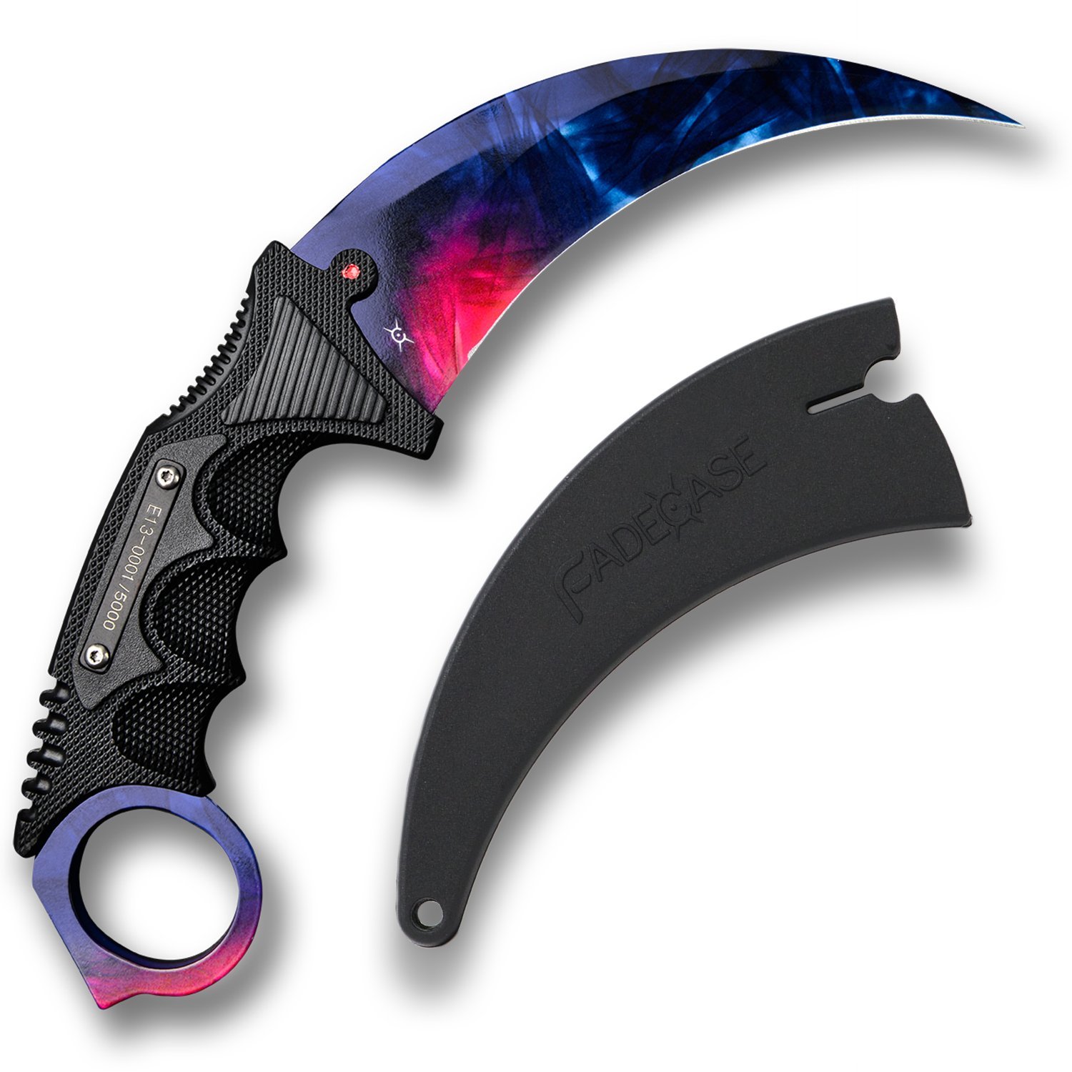 Karambit Elite Black Peal Real CSGO Knife Skin Counter Strike - Main Image
