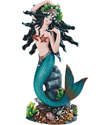 Amazon.com: Pacific Giftware Gothic Mermaid Figurine with Sea