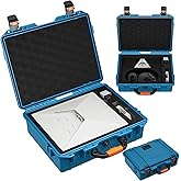 Starlink Mini Hard Shell Travel Case - Waterproof EVA Carrying Bag with Secure Lock Custom for Starlink Mini Router, Power Supply Shockproof Protection for Outdoor Adventures Blue