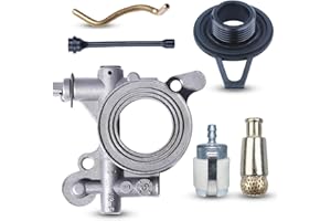 Oil Pump Worm Gear Oil Hose Line Filter Kit for Husqvarna 365 371 372 XP 372XP 362 Chainsaw Replacement Parts