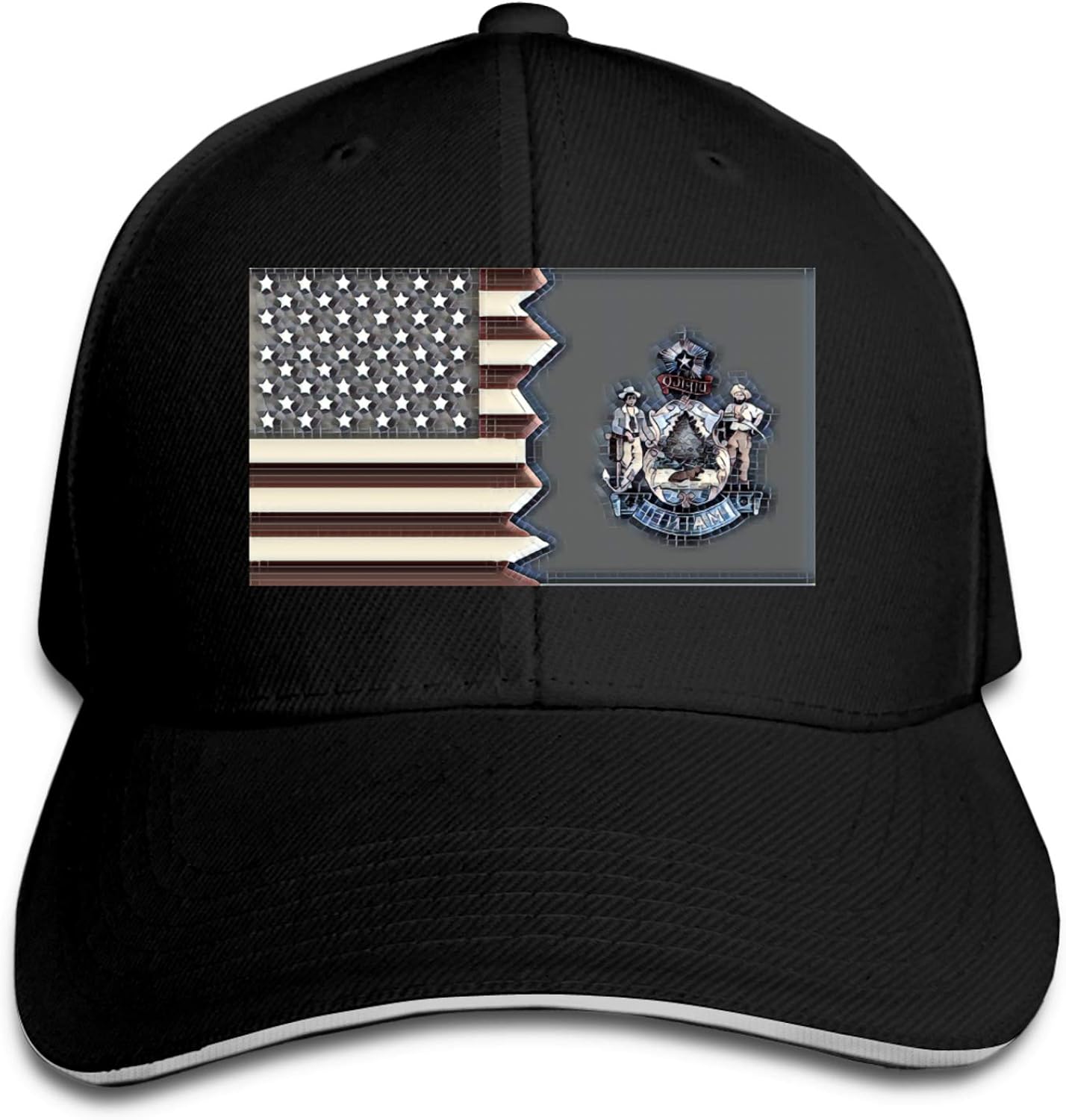 Flag of Maine USA Flag Adjustable Baseball Caps Casquette Hats Sun Hat