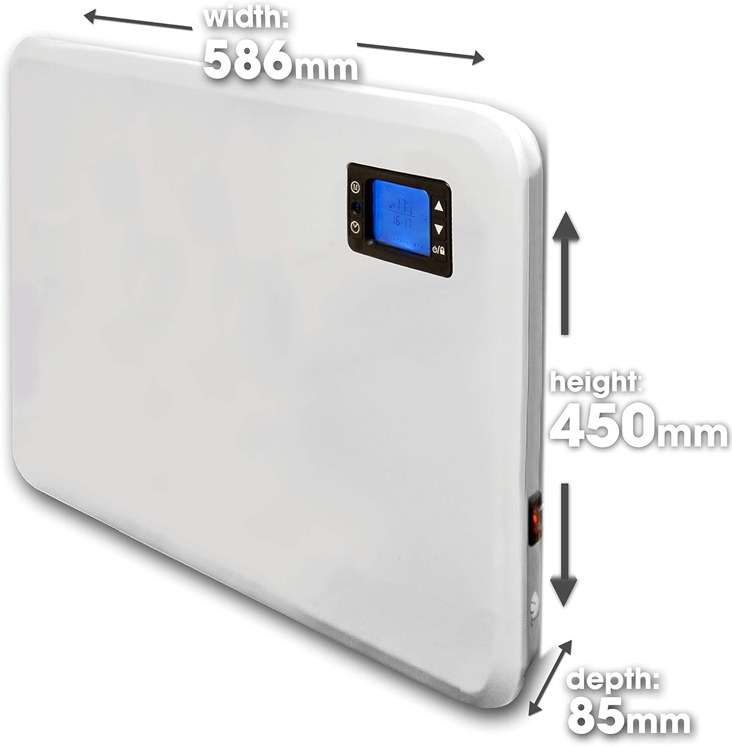 Super Saturday Purus Panel Heater Intelligent 24 Hour 7 Day Timer Bathroom Safe 400W 2000W Lot