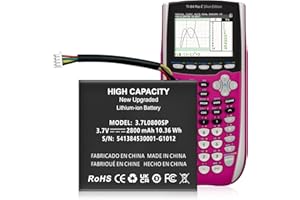 KOOAQQ P11P35-09-N01 Battery, (2025 New Version) 2800mAh High Capacity Li-ion Replacement Battery for Texas Instruments TI Nspire/TI Nspire CAS, CX, CX CAS/TI 84 Plus C SE