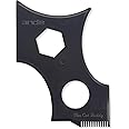 Andis Beard Shaping Tool for All Beards and Hairlines - Premium Hair Buddy for Trimming & Styling Facial Hair, Black