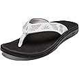 OLUKAI Ohana Women's Beach Sandals, Quick-Dry Flip-Flop Slides, Water Resistant, Wet Grip Soles & Compression Molded Footbed