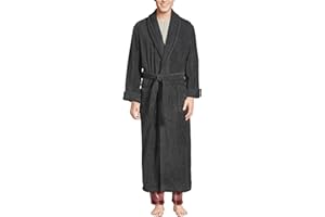 Lands' End Men's Full Length Turkish Cotton Terry Bathrobe