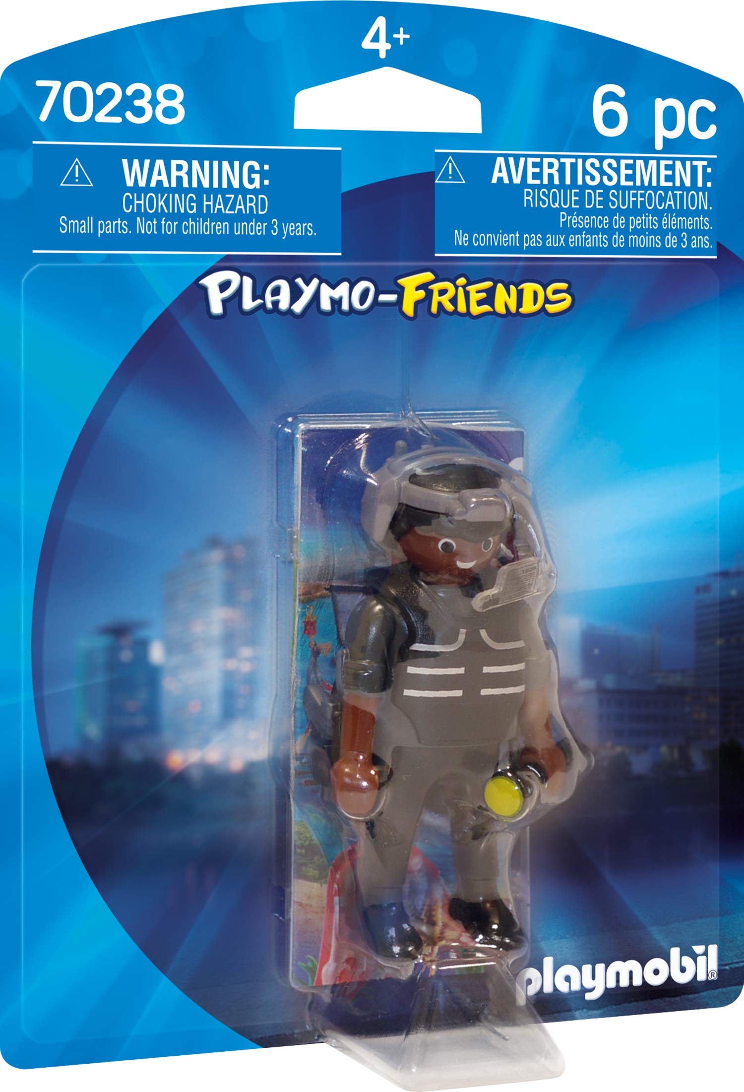 Playmobil 70238 PlayMO-Friends Tactical Unit Officer, Fun Imaginative Role-Play, PlaySets Suitable for Children Ages 4+