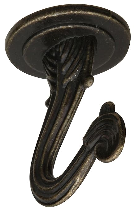 Stanley Hardware S561 240 Decorative Ceiling Hook Antique Brass