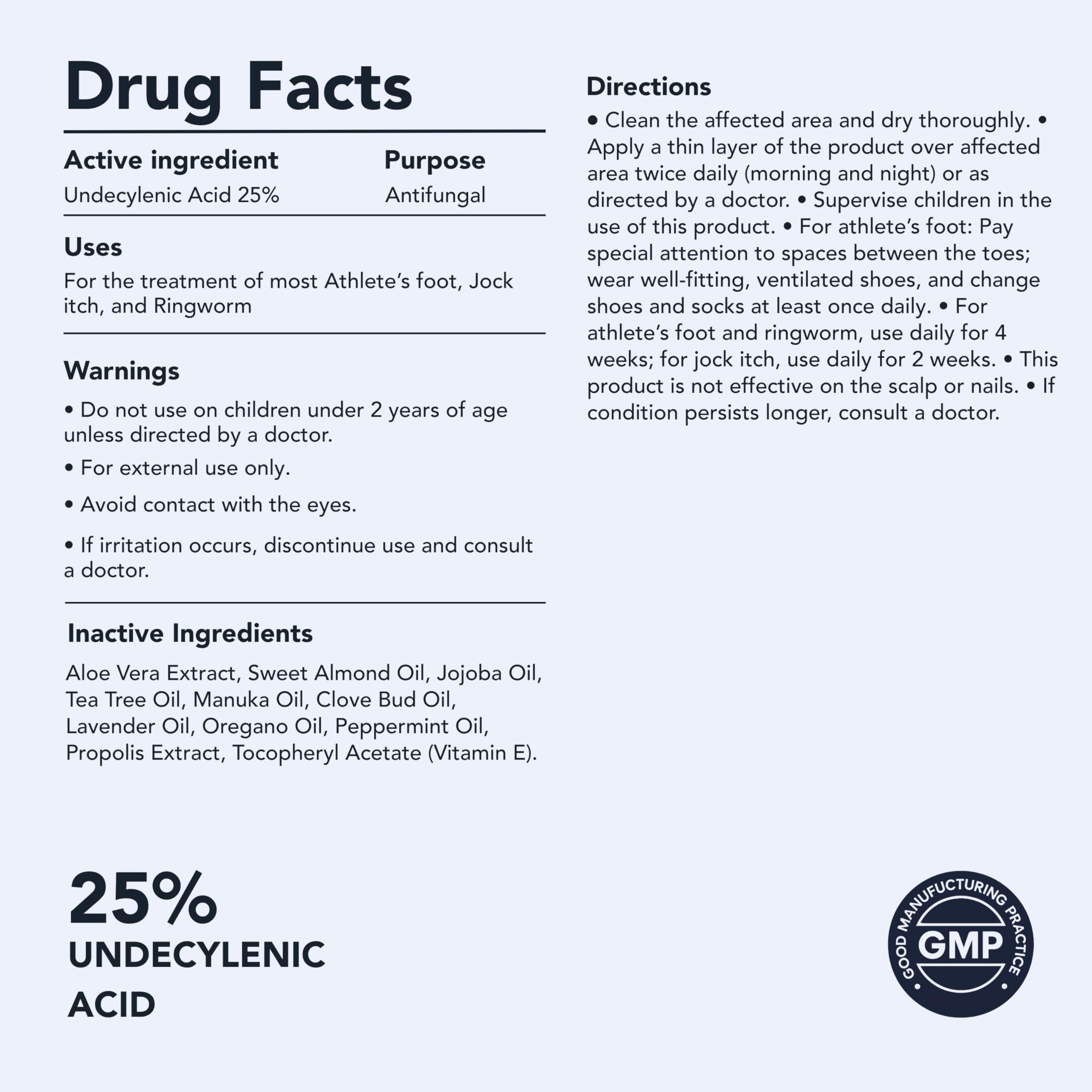 Antifungal Pen – Cures Most Athlete’s Foot, Jock Itch, and Ringworm - 25% Undecylenic Acid with added Tea Tree, Jojoba, Clove Bud Oils & Aloe - 3-Pack Twist Pen (9ML Volume)