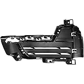 HEROFFIX Fog Light Grill Front Lower Bumper Fog Light Cover Inserts for BMW X5 2014-2018 ABS No.51117307993 Black