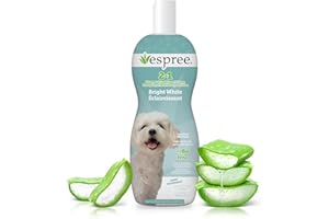 Espree Bright White Whitening Shampoo & Conditioner for Dogs, Stain-Removing, Brightening Formula for White and Light-Coated 