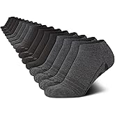 AND1 Boys Low Cut Socks - 16 Pack Cushioned Moisture Wicking Athletic No Show Socks for Boys for Sports and Running