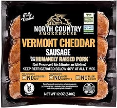 North Country Smokehouse Vermont Cheddar Pork Sausage, 12 Oz