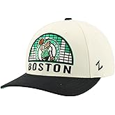 ZHATS NBA Unisex-Adult NBA Officially Licensed Adjustable Snapback Hat Contender Ivory