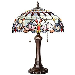 Capulina Tiffany Lamp Stained Glass Reading Table