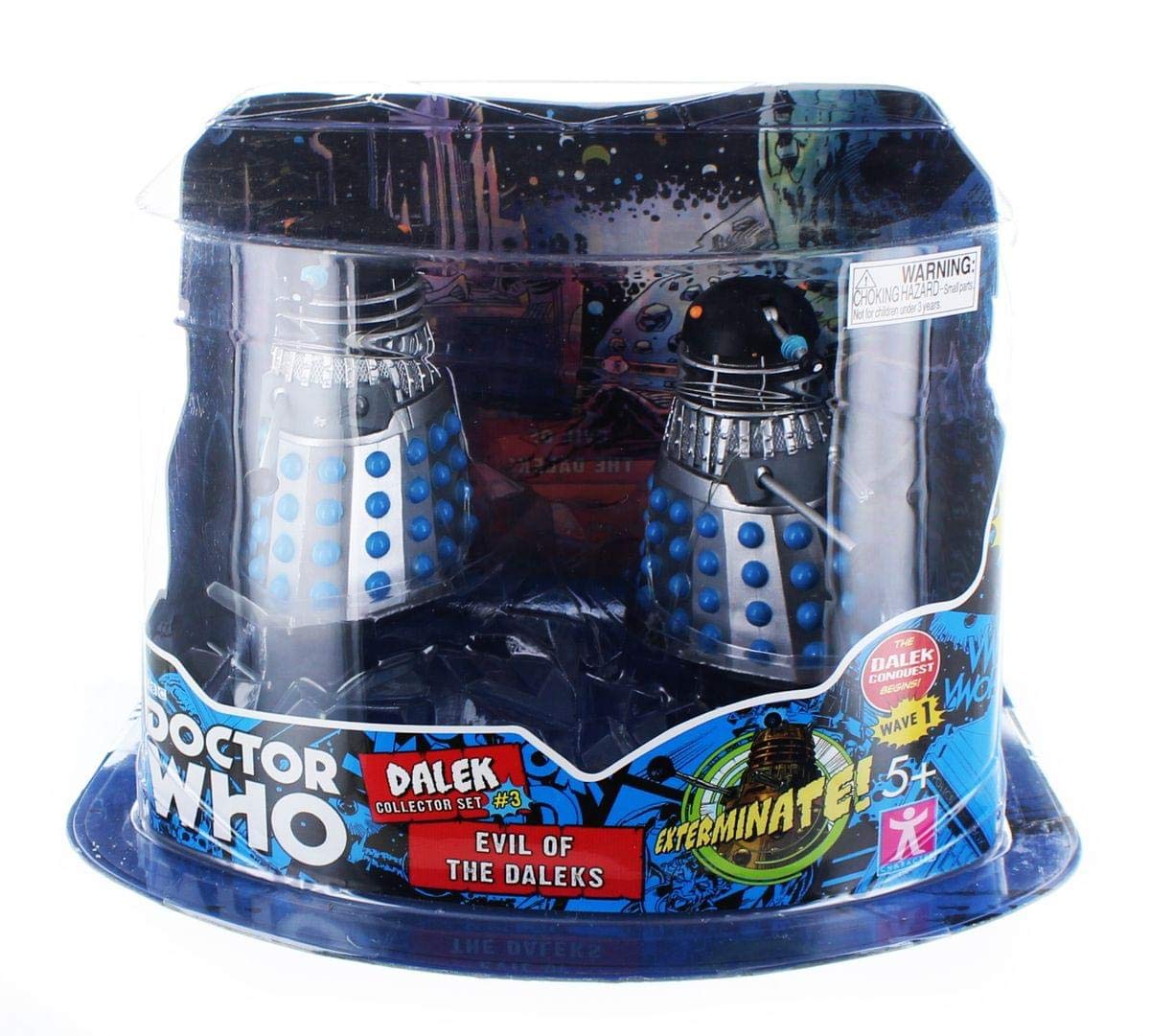 DOCTOR WHO 3.75" Action Figure Set #3: ''Evil of the Daleks''