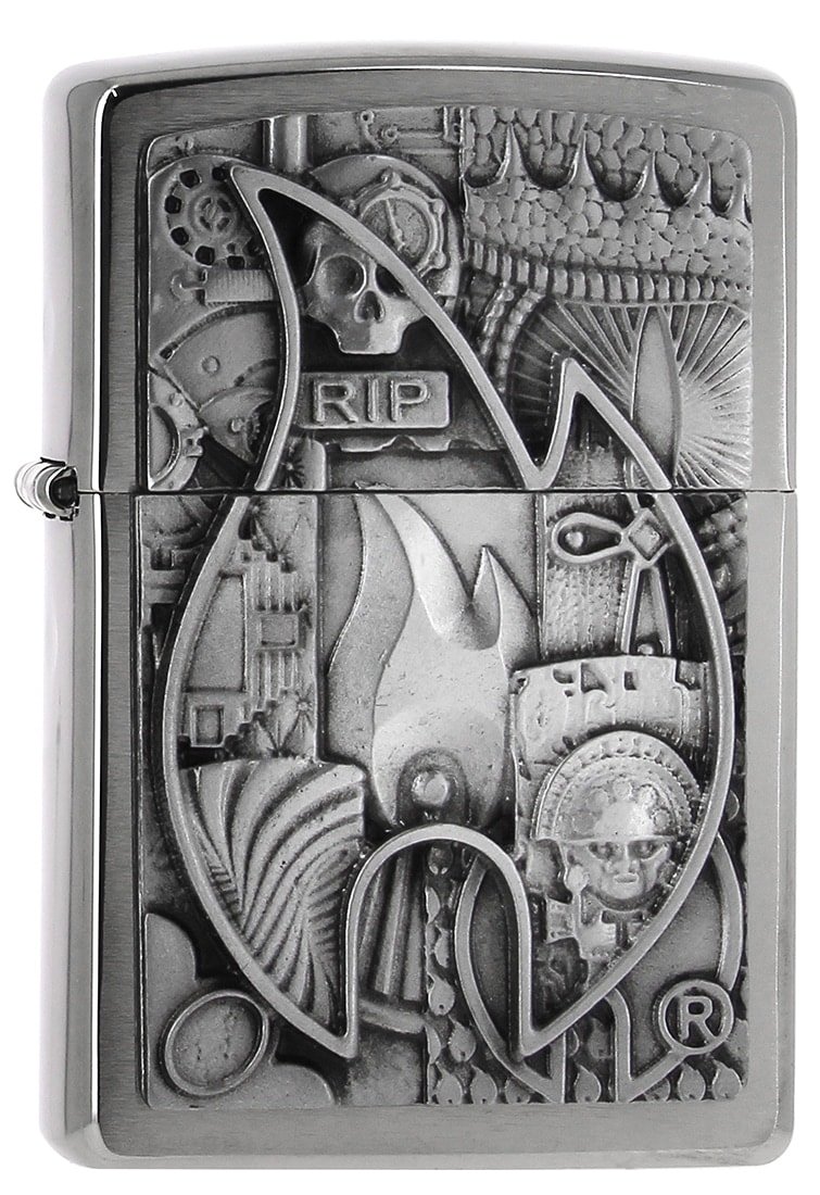 Zippo 16396 Lighter, Chrome, Silver, 6.0 x 4.0 x 2.0 cm, 1 Unit