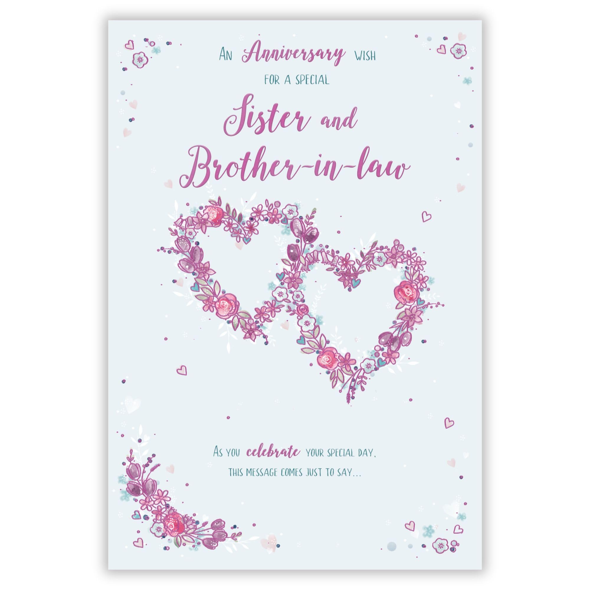 ICG Sister and Brother in Law Anniversary Card 8571