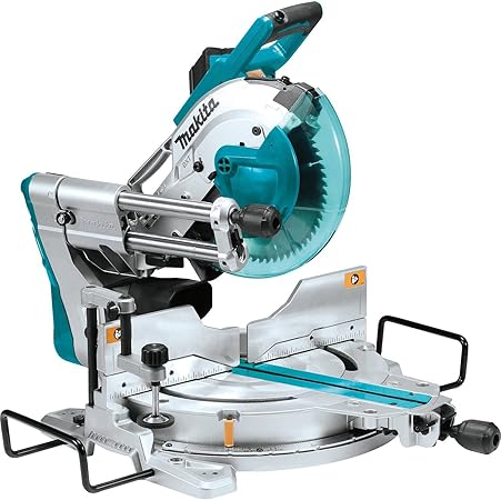 Makita Ls1019l 1 Scie A Onglets Coulissante Avec Laser 1510 W 110 V Bleu 260 Mm Amazon Fr Bricolage