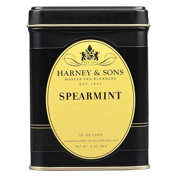 HARNEY & SONS SPEARMINT HERBAL TEA | LOOSE 2 OUNCE TIN