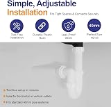 PlumbEZ Adjustable Swivel P Trap 40mm Telescopic Waste Kit view 3