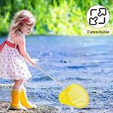 D.A.Y. Republic 27inch Kids Extendable Fishing Net Telescopic Handle Yellow view 4