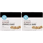 Amazon Brand - Happy Belly Sweet & Salty, Almond Granola Bars, 1.2 Oz, 6 Count (Pack of 2)