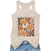 Halloween Tank Tops for Women Spooky Season Shirts Horror Tees Witchy Tops