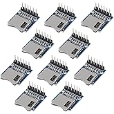 UMLIFE Micro SD SDHC TF Card Adapter Reader Module Welded Pins with SPI Interface Level Conversion Chip Compatible with Arduino Raspberry PI 10pcs