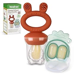 Haakaa Baby Fruit Food Feeder & Mini Freezer Nibble