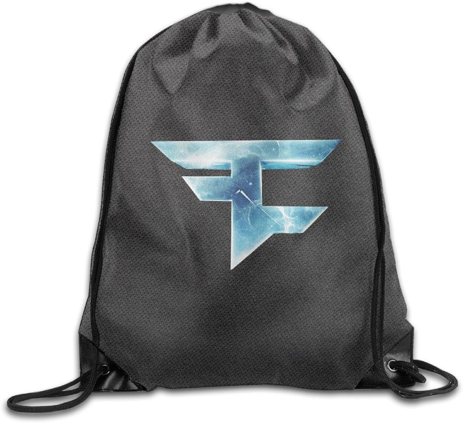 Creative Design Faze Can't Faze Me Logo Drawstring Backpack Sport Bag for Men and Women