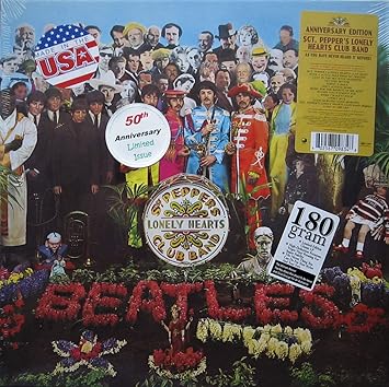 The Beatles The Beatles Sgt Pepper S Lonely Hearts Club Band 50th Anniversary Issue New Stereo Mix Vinyl Lp Rolling Stone 500 Greatest Albums Of All Time Rated 1 500