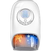 EaseZen Hand Massager with Heat and Compression for Arthritis and Carpal Tunnel Relief, Heated Wrist Massage for Circulation, Relax for Office Home, Gifts for Dad Mom Women Men
