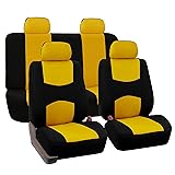 FH Group Flat Cloth Seat Covers Front Seat and