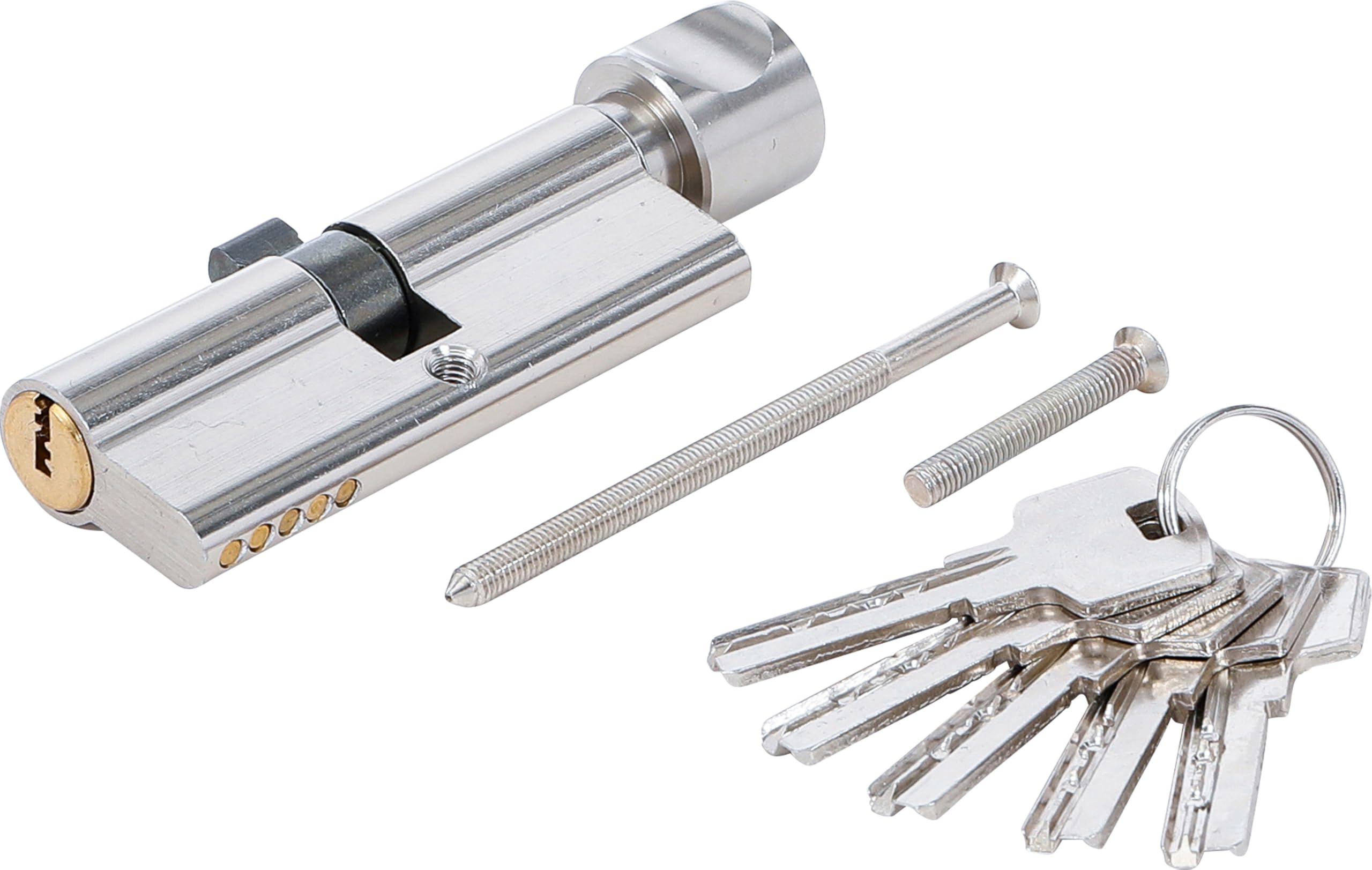 BGS Diy 85280 | Sicherheits-Türzylinder | mit Drehknauf | 80 mm