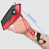Diyife Bike Mirror 2Pcs HD Wide Angle 360° Adjustable 22-25mm Red view 6