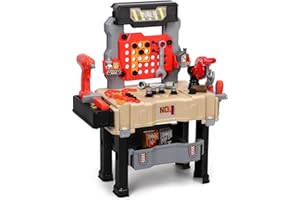 TOYBAY Kids Tool Bench, Toddler Toy Workbench and Tool Playset, Play Tool Bench Workshop for Boys, Pretend Play Construction Tool Toys for Toddler, Christmas Birthday Gift for Kids