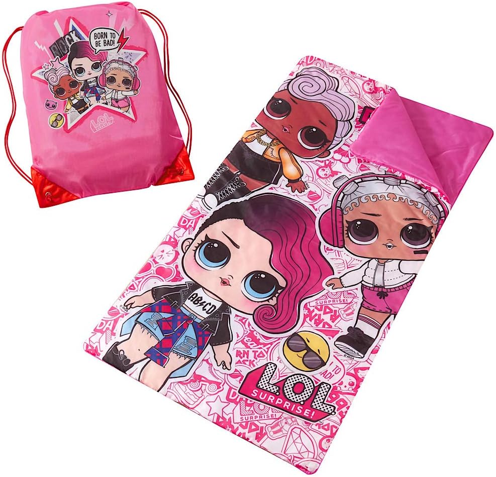 MGA Kids Surprise LOL Slumber Sack Sling Bag Set